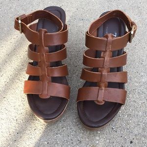 Madewell Heeled Leather Sandals